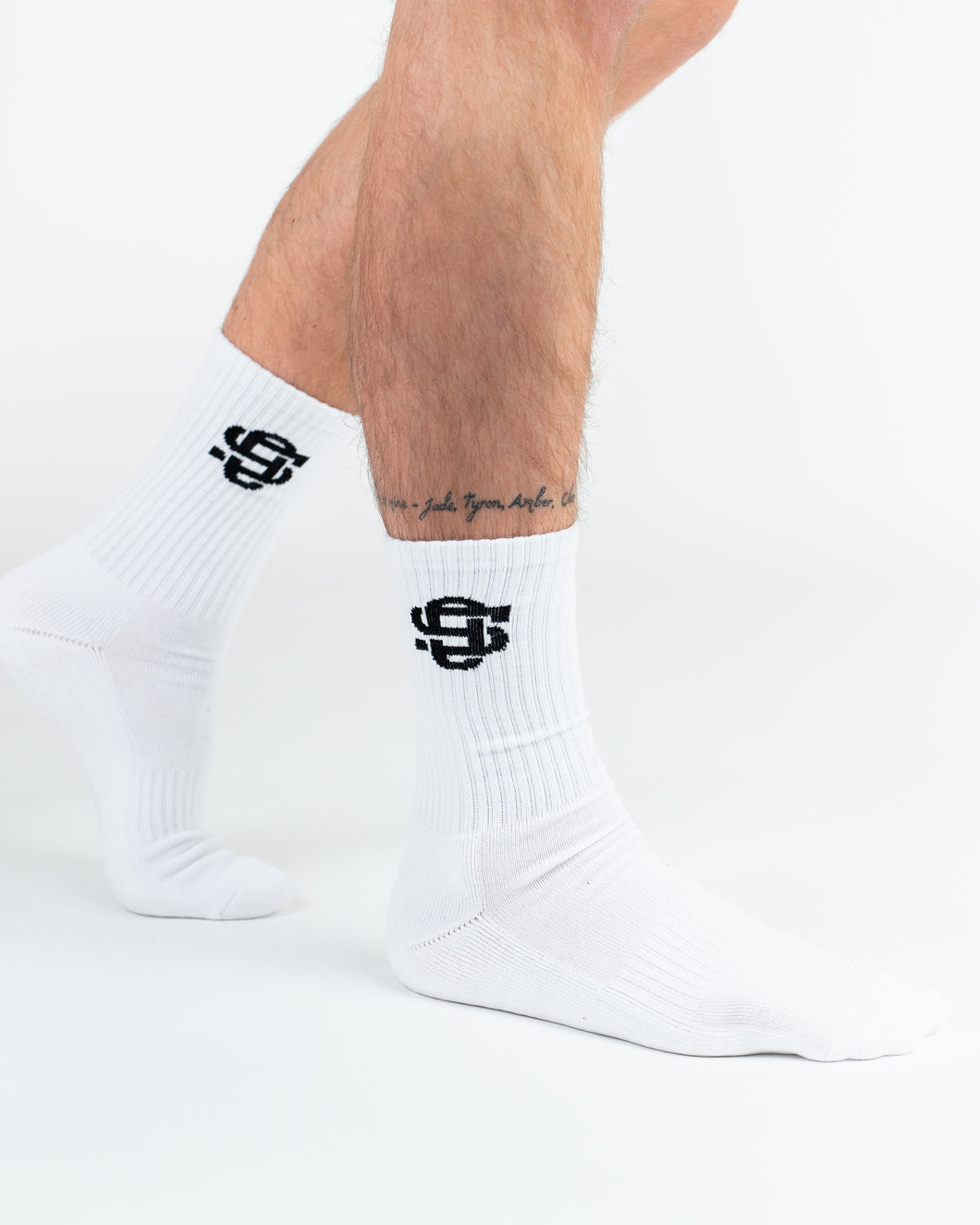 Sport Crew Sock (White)