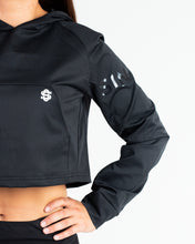 Load image into Gallery viewer, Cropped Hooded Pullover